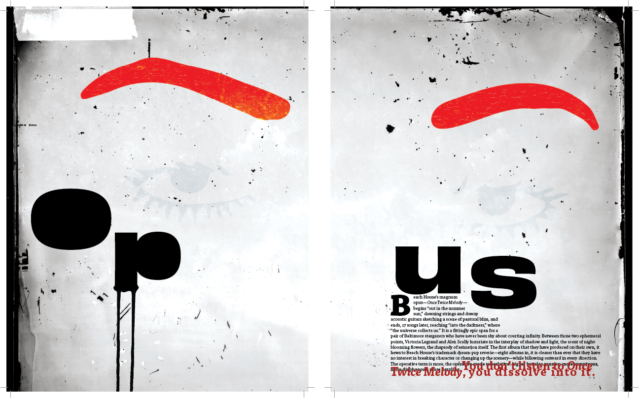 Beach House Opus Magazine Spread